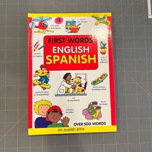 First Words English to Spanish Book